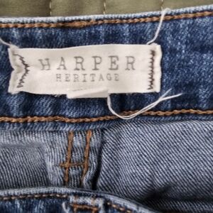 High rise straight jean